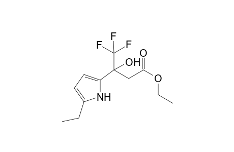 3-Hydroxyl-3-(5-ethyl-pyrrol-2-yl)-4,4,4-trifluorobutanoic acid ethyl ester