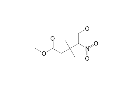METHYL-5-HYDROXY-3,3-DIMETHYL-4-NITROPENTANOATE