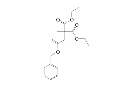 4,4-DICARBETHOXY-2-(PHENYLMETHOXY)-1-PENTENE