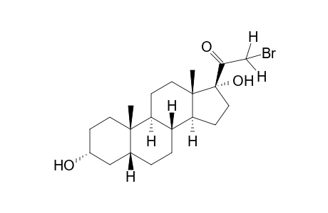 21-Bromo-3 α,17-dihydroxy-5 β-pregnan-20-one