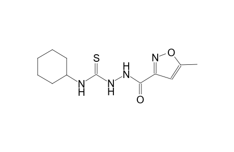 N-cyclohexyl-2-[(5-methyl-3-isoxazolyl)carbonyl]hydrazinecarbothioamide