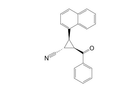 (1R*,2R*,3R*)-2-Benzoyl-3-(1-naphthyl)cyclopropanecarbonitrile