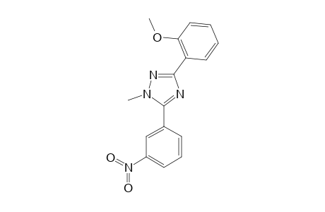 5-(3-NITROPHENYL)-3-(2-METHOXYPHENYL)-1-METHYL-1H-1,2,4-TRIAZOLE
