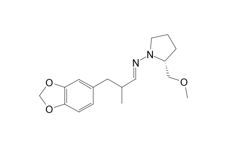 (2R)-3-(1,3-Benzodioxole-6-yl)-N-[(R)-2-methoxymethylpyrrolidin-1-yl]-2-methyl-1-imine