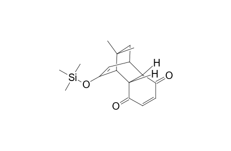 (4aR*,5S*,8R*,8aS*)-4a,5,8,8a-Tetrahydro-10,10-dimethyl-6-(trimethylsiloxy)-5,8-ethanophthalene-1,4-dione