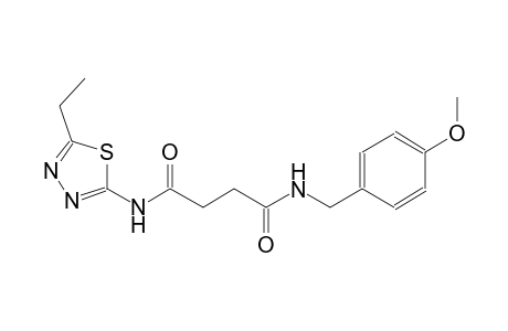 N~1~-(5-ethyl-1,3,4-thiadiazol-2-yl)-N~4~-(4-methoxybenzyl)succinamide