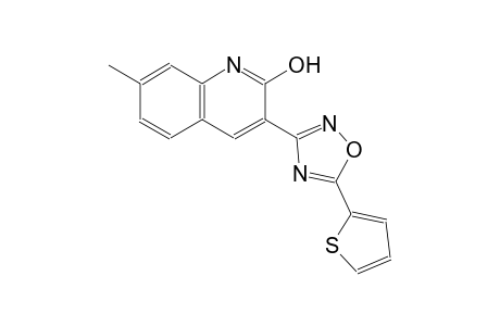 7-methyl-3-[5-(2-thienyl)-1,2,4-oxadiazol-3-yl]-2-quinolinol