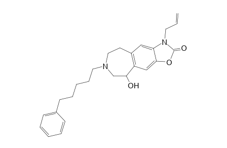 3-Allyl-9-hydroxy-7-(5-phenylpentyl)-3,5,6,7,8,9-hexahydrooxazolo[4,5-h]-[3]benzazepin-2-one