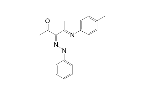 4-(4-METHYLPHENYLIMINO)-3-PHENYLHYDRAZONOPENTAN-2-ONE