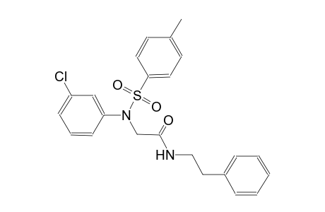 acetamide, 2-[(3-chlorophenyl)[(4-methylphenyl)sulfonyl]amino]-N-(2-phenylethyl)-