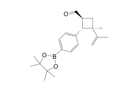 (1S,2S,3R)-3-isopropenyl-3-methyl-2-[4-(4,4,5,5-tetramethyl-1,3,2-dioxaborolan-2-yl)phenyl]cyclobutanecarbaldehyde