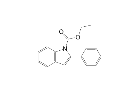 2-Phenyl-1-indolecarboxylic acid ethyl ester