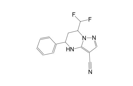 7-(difluoromethyl)-5-phenyl-4,5,6,7-tetrahydropyrazolo[1,5-a]pyrimidine-3-carbonitrile