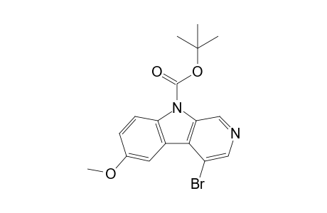 4-Bromo-9-tert-butoxycarbonyl-6-methoxy-.beta.-carboline