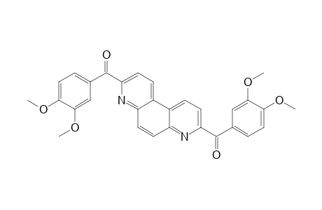 (3,4-dimethoxyphenyl)-(8-veratroyl-4,7-phenanthrolin-3-yl)methanone