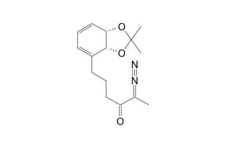 2-Diazo-6-((3aR,7aS)-2,2-dimethyl-3a,7a-dihydrobenzo[d][1,3]dioxol-4-yl)hexan-3-one