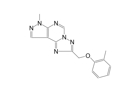 7H-pyrazolo[4,3-e][1,2,4]triazolo[1,5-c]pyrimidine, 7-methyl-2-[(2-methylphenoxy)methyl]-