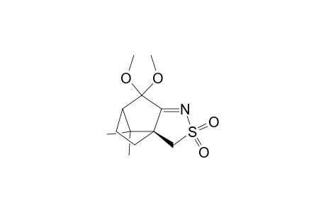 3H-3a,6-Methano-2,1-benzisothiazole, 4,5,6,7-tetrahydro-7,7-dimethoxy-8,8-dimethyl-, 2,2-dioxide, (3aS)-