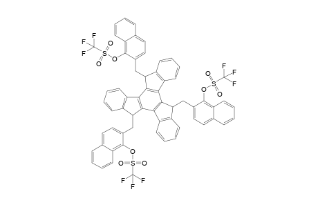 syn-5,10,15-Tris(1-trifluoromethanesulfonyloxy-2-naphthylmethyl)-10,15-dihydro-5H-diindeno[3,2-a;3',2'-c]fluorene