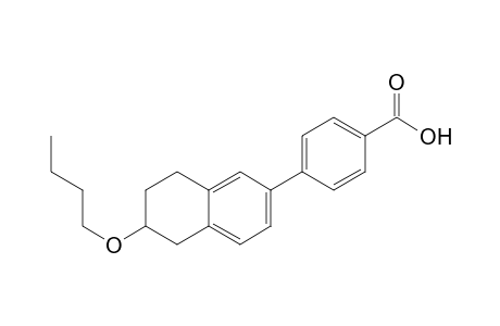 Benzoic acid, 4-(6-butoxy-5,6,7,8-tetrahydro-2-naphthalenyl)-