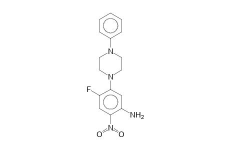 1-Phenylpiperazine, 4-(5-amino-2-fluoro-4-nitrophenyl)-