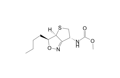 [3S-(3.beta.,3a.alpha.,6.alpha.)]-3-butyl-3,3a,5,6-tetrahydrothieno-[3,2-c]isoxazol-6-yl carbamic acid methyl ester
