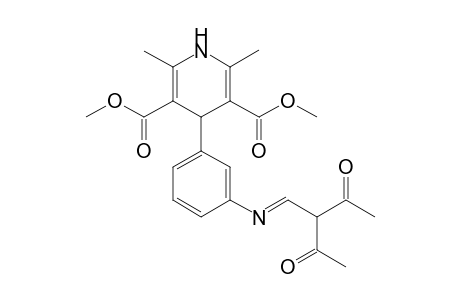 Dimethyl 4-{3'-(2",2"-diacetyl)ethenyl]amino}phenyl-1,4-dihydro-2,6-dimethylpyridine-3,5-dicarboxylate