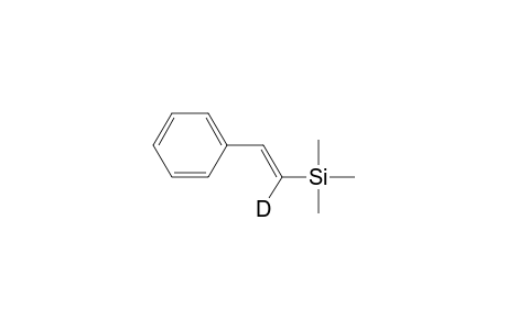 1-Phenyl-2-deuterio-2-(trimethylsilyl)ethylene