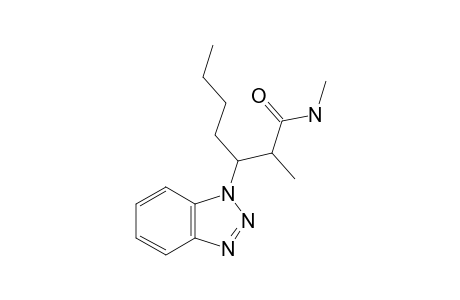 3-(benzotriazol-1-yl)-N,2-dimethyl-enanthamide
