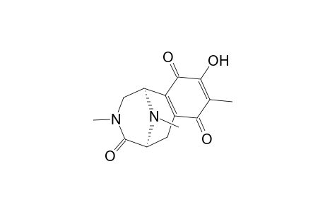 1,2,3,4,5,6,7,10-Octahydro-9-hydroxy-1,5-imino-3,8,11-trimethyl-4,7,10-trioxo-3-benzazocine