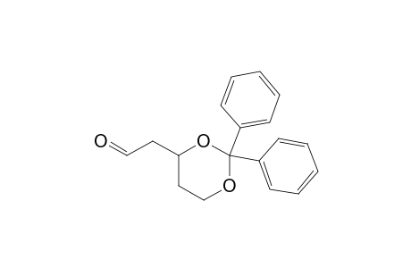 2-(2,2-Diphenyl-1,3-dioxan-4-yl)acetaldehyde