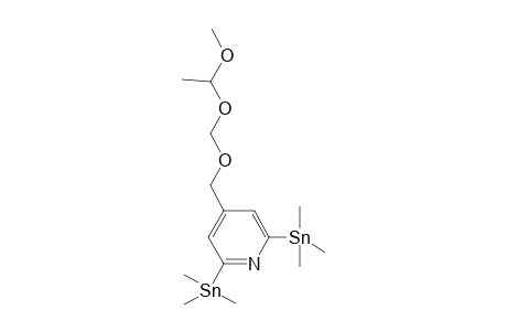 4-Methoxyethoxymethoxymethyl-2,6-bis(trimethylstannyl)pyridine