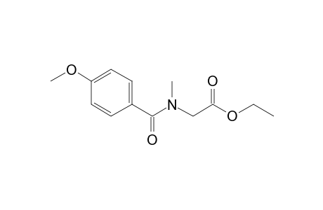 Sarcosine, N-(4-methoxybenzoyl)-, ethyl ester