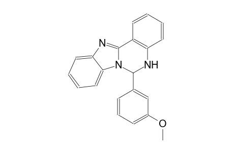 6-(3-methoxyphenyl)-5,6-dihydrobenzimidazo[1,2-c]quinazoline