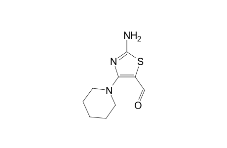 5-Thiazolecarboxaldehyde, 2-amino-4-(1-piperidinyl)-