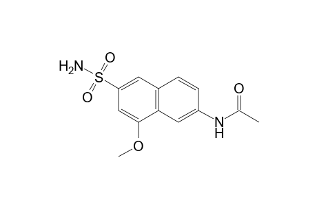 Acetamide, N-[6-(aminosulfonyl)-8-methoxy-2-naphthalenyl]-