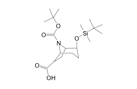 8-(tert-Butoxycarbonyl)-2-exo-[(tert-butyldimethylsilyl)oxy]-8-azabicyclo[3.2.1]octane-6-exo-carboxylic Acid