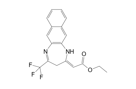 Ethyl (2Z)-[1,3-Dihydro-4-(trifluoromethyl)-2H-naphtho[2,3-b][1,4]diazepin-2-ylidene]acetate