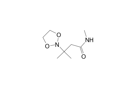 1,3,2-Dioxazolidine-2-propanamide, N,.beta.,.beta.-trimethyl-