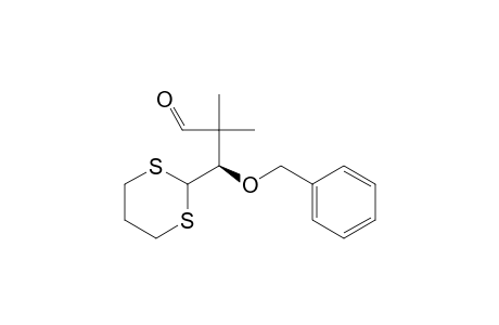 (3R)-3-(1,3-dithian-2-yl)-2,2-dimethyl-3-phenylmethoxy-propanal