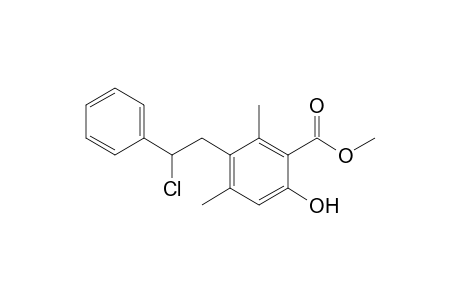 Methyl 5-(2-Chloro-2-phenylethyl)-4,6-dimethylsalicylate