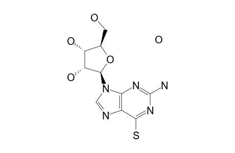 (-)-2-Amino-6-mercaptopurine riboside hydrate
