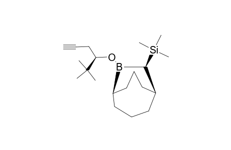 (10-R)-B-(2,2-DIMETHYL-5-HEXYN-3-OXY)-10-TRIMETHYLSILYL-9-BORABICYCLO-[3.3.2]-DECANE