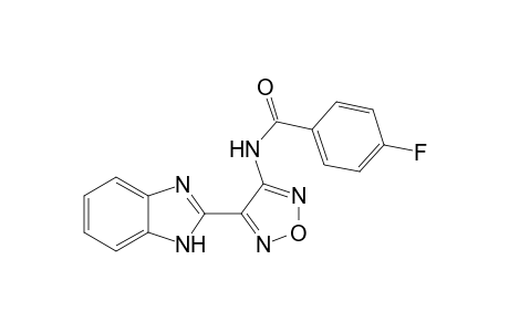 Benzamide, N-[4-(1H-1,3-benzimidazol-2-yl)-1,2,5-oxadiazol-3-yl]-4-fluoro-