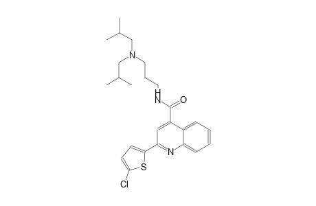 2-(5-chloro-2-thienyl)-N-[3-(diisobutylamino)propyl]-4-quinolinecarboxamide