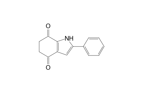 2-Phenyl-5,6-dihydro-1H-indole-4,7-dione