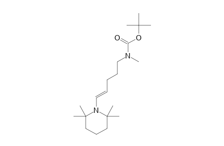 1-(5-N-BOC-N-METHYLAMINO-PENT-1-ENYL)-2,2,6,6-TETRAMETHYLPIPERIDINE