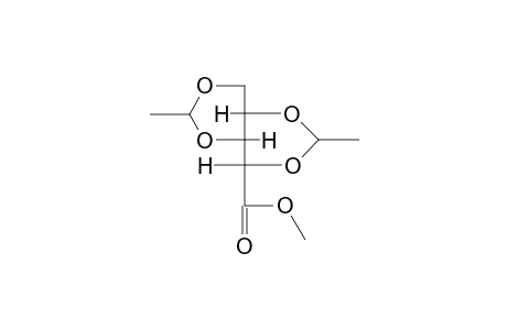 methyl 2,6-dimethyltetrahydro-[1,3]dioxino[5,4-d][1,3]dioxine-4-carboxylate