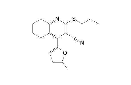 3-quinolinecarbonitrile, 5,6,7,8-tetrahydro-4-(5-methyl-2-furanyl)-2-(propylthio)-