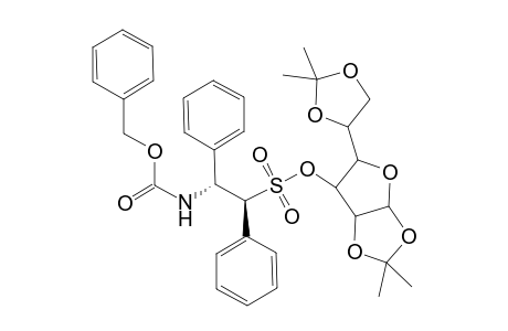 1,2:5,6-Di-O-isopropylidene-a-d-allofuranos-3-yl (1S, 2R)-2-[(Benzyloxycarbonyl)amino]-1,2-diphenylethanesulfonate